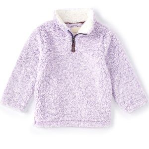 copper key sherpa pullover